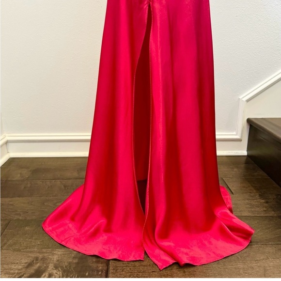Y2K Victoria's Secret Silk Cherry Red Carpet
Bias Cut Maxi Gown Slip Dress L - Picture 4 of 11